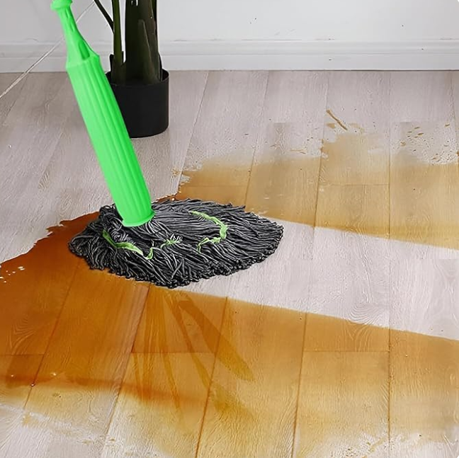 Bamboo shaped 360° Spin Floor Mop