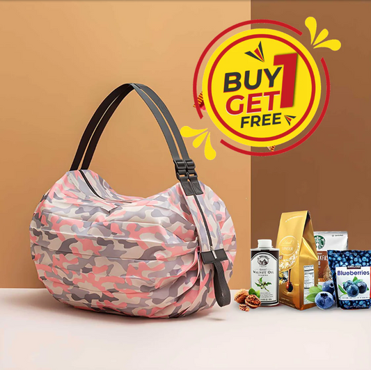 Two Pieces Foldable Shopping Bag